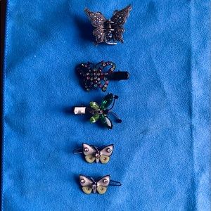 5 1inch Rhinestone barrettes